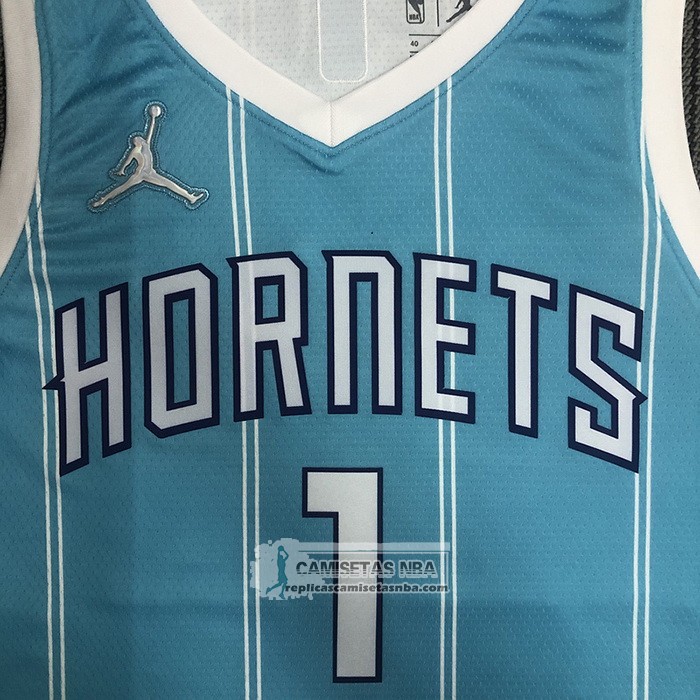 Camiseta Charlotte Hornets LaMelo Ball NO 1 Icon 2022-23 Verde